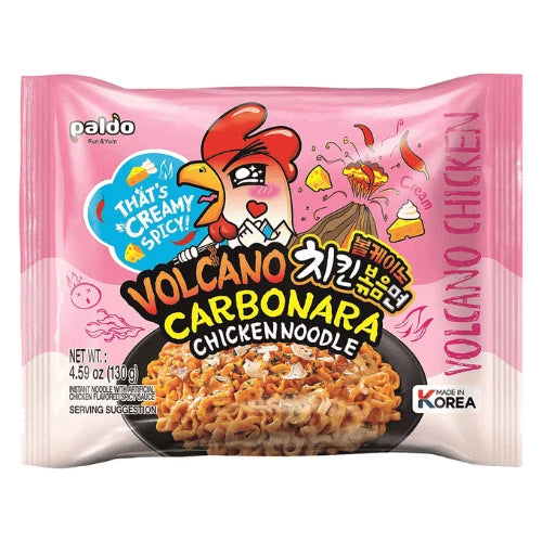 PALDO VOLCANO CARBONARA CHICKEN NOODLE 130g