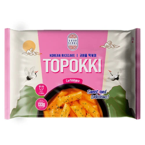 Toppoki Korean Rice cake Carbonara 133g