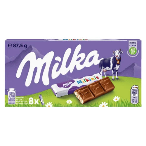 Milka Milkinis Chocolate 87.5g - Made in Germany