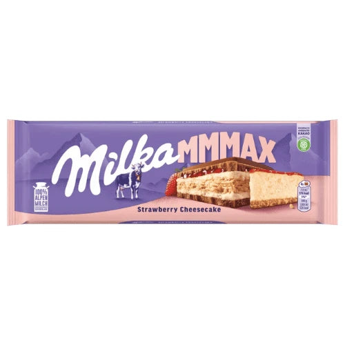 Milka MMMAX Strawberry Cheesecake Chocolate 300g