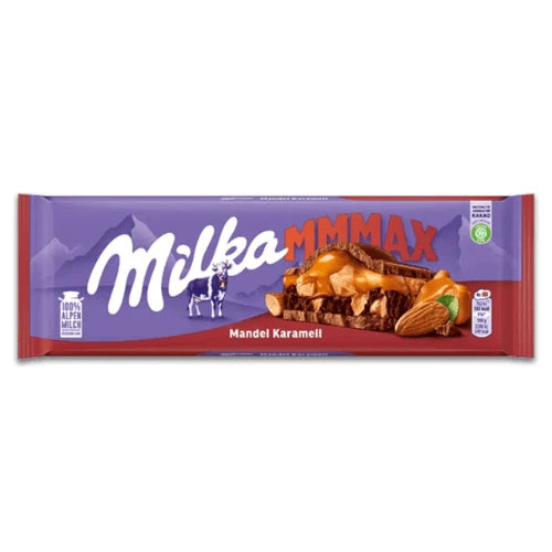 Milka MMMAX Almond Caramel Chocolate 300g