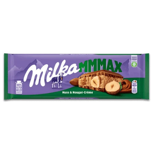 Milka MMMAX Nuss - Nougat Creme Chocolate 300g