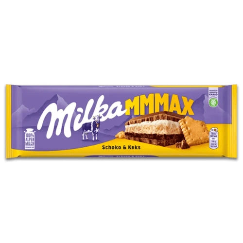 Milka MMMAX Choco & Biscuit Chocolate 300g