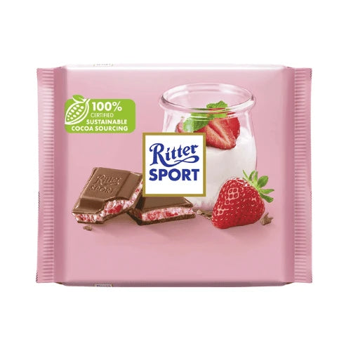 Ritter Sport Strawberry Yogurt 100g