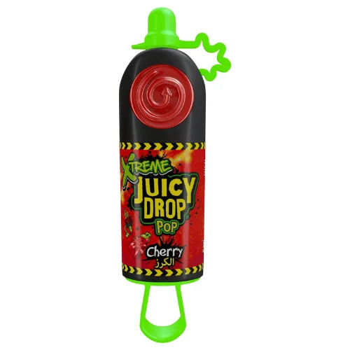 Juicy Drop Sour Cherry Lollipop, 26g