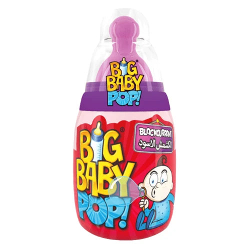 Bazooka Big Baby Pop Blackcurrant 32g