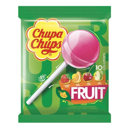 Chupa Chups Fruit Lollipops Candy 10 pcs - 120 g