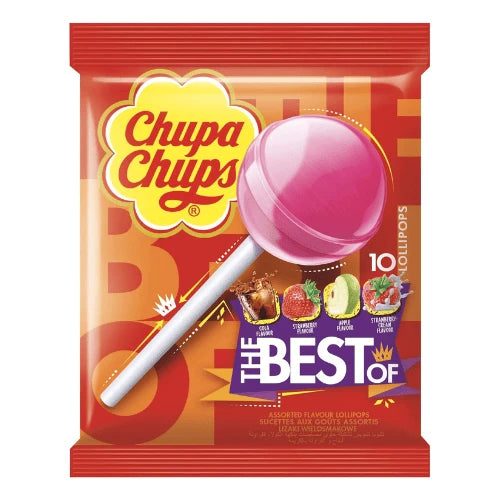 Chupa Chups Classic Lollipop Bags - 120 Gm (Pack Of 12)
