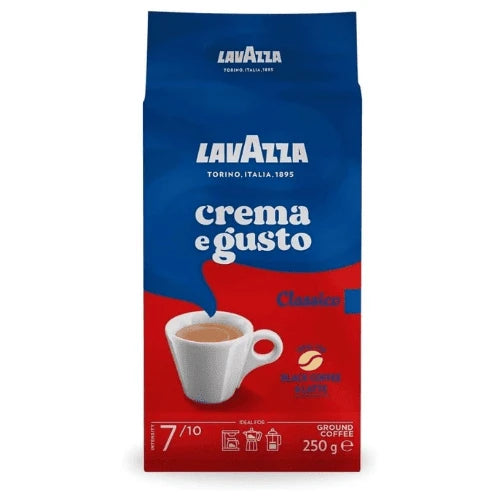 Lavazza Crema E Gusto Classico Ground Coffee 250g