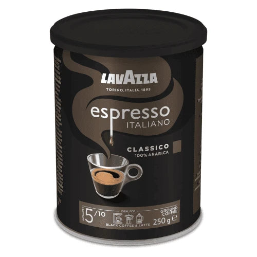 Lavazza Espresso Italiano Classico Ground Coffee Can 250g