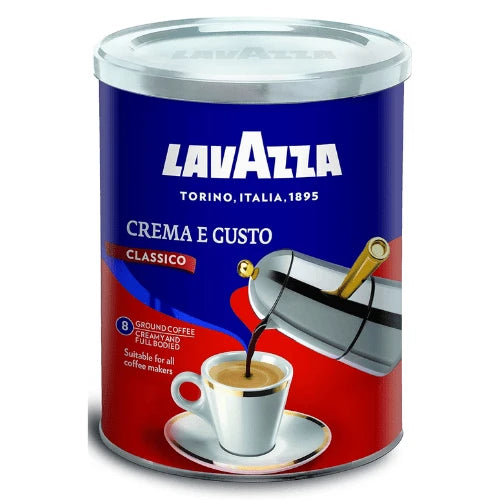 Lavazza Crema E Gusto Classico Ground Coffee Can 250g