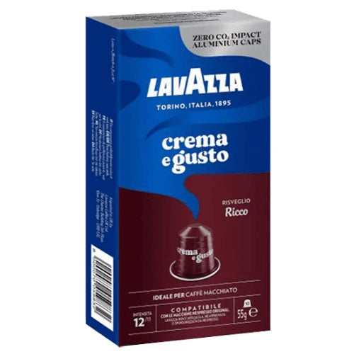 Lavazza Crema e Gusto Ricco Coffee Capsules - 10 Capsules