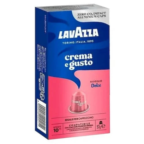 Lavazza Crema e Gusto Dolce Coffee Capsules - 10 Capsules