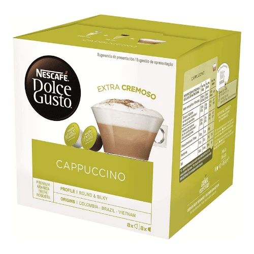 Nescafe Cappuccino Dolce Gusto Coffee Capsules - 16 Capsules