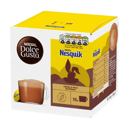 Nescafe Nesquik Dolce Gusto Coffee Capsules - 16 Capsules