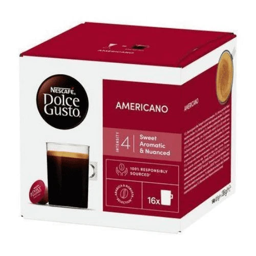 Nescafe Amricano Dolce Gusto Coffee Capsules - 16 Capsules