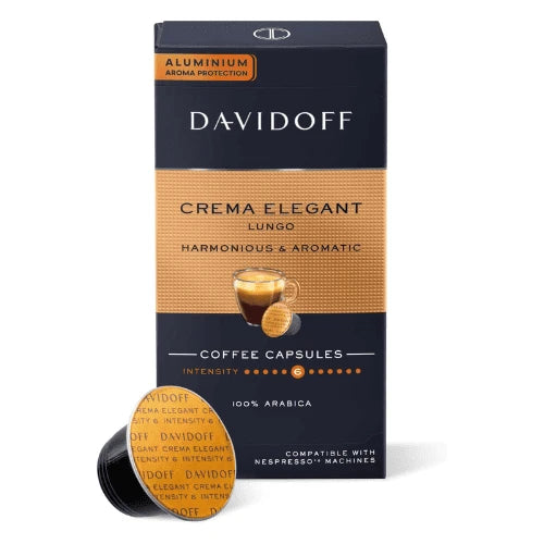 Davidoff Crema Elegant Coffee Capsules - 10 Capsules