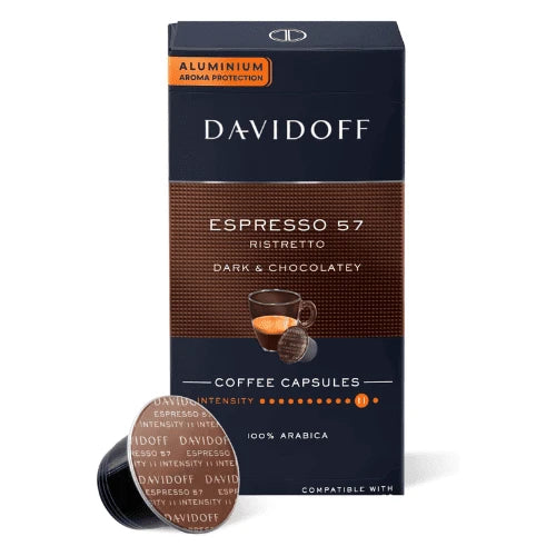 Davidoff Espresso 57 Ristretto Coffee Capsules - 10 Capsules
