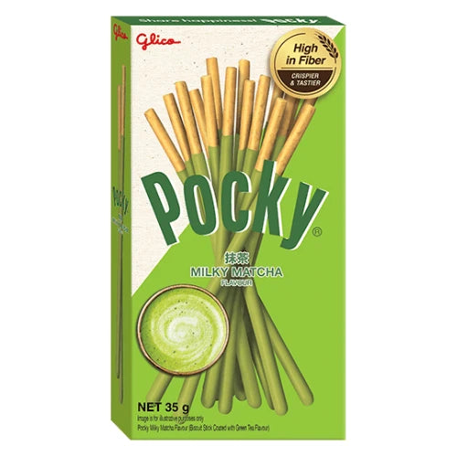 Pocky Milky Matcha Sticks 33g