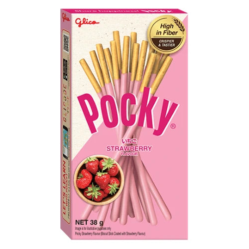 Pocky Strawberry Sticks 45g