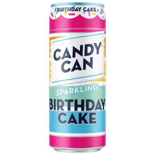 Candy Can Sparkling Birthday Cake Drink Free Sugar 330ml