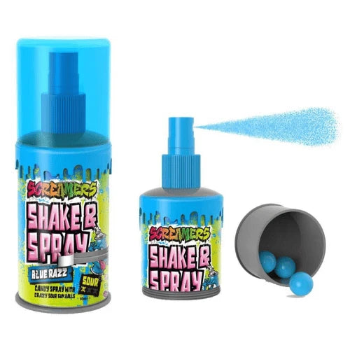 Zed Screamers Sour Blue Razz Candy Spray - 60 Ml