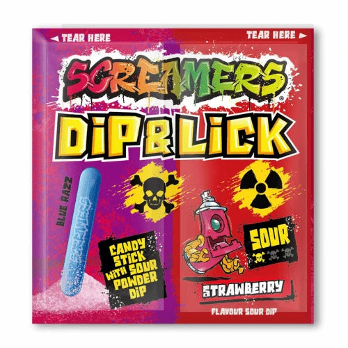 Zed Candy Screamers Dip and Lick Candy Stick 15g