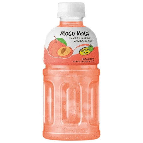 MOGU MOGU Peach Flavored Drink With NATA DE COCO 320ml