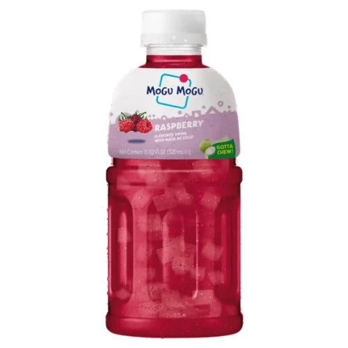 MOGU MOGU Raspberry Flavored Drink With NATA DE COCO 320ml