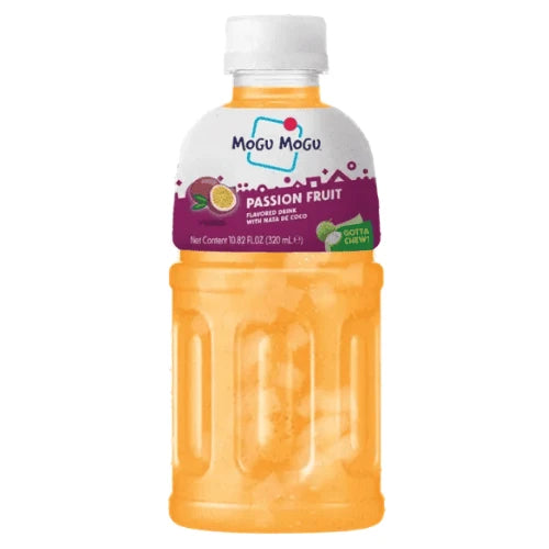 MOGU MOGU Passion Fruit Flavored Drink With NATA DE COCO 320ml