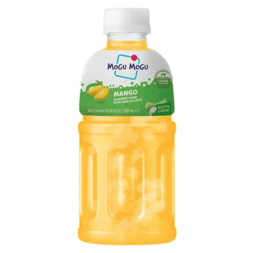 MOGU MOGU Mango Flavored Drink With NATA DE COCO 320ml