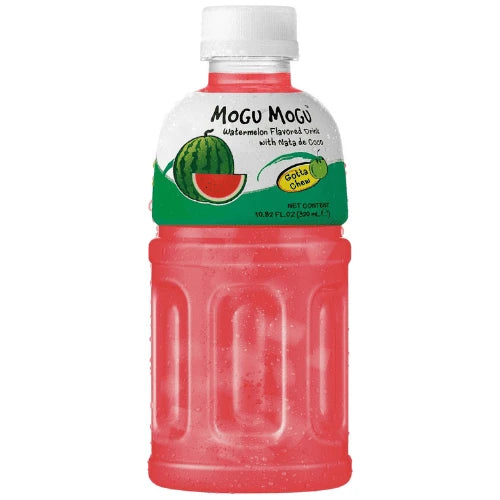 MOGU MOGU Watermelon Flavored Drink With NATA DE COCO 320ml
