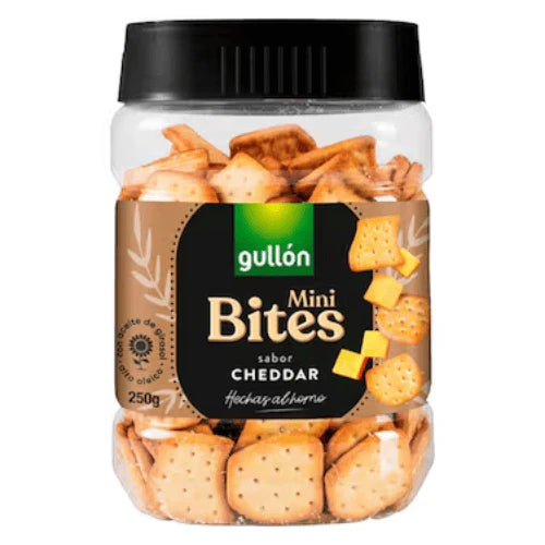 Gullon Cheddar Cheese Mini Bites Cracker, 250g