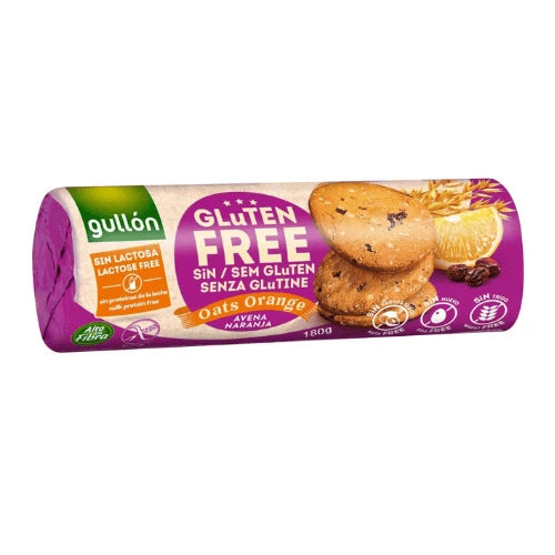 Gullón Gluten Free Orange Oat Avena Naranja Biscuits 180g