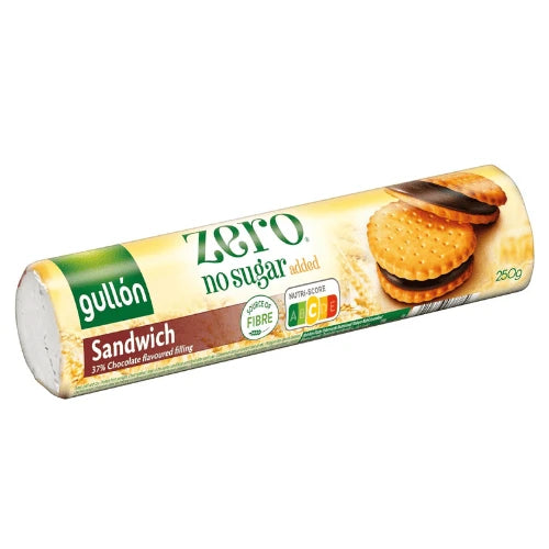 Gullon Diet Nature Chocolate Creme Sandwich Biscuit Sugar Free 250 gm