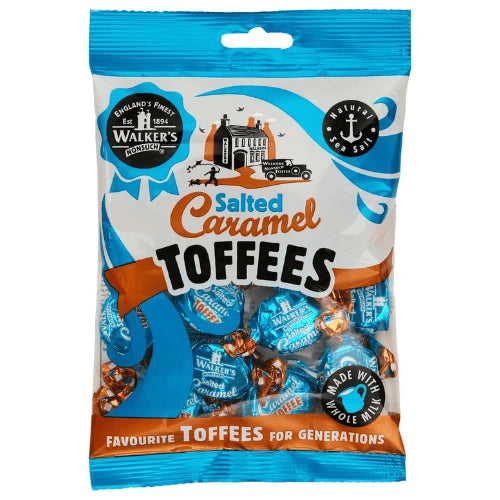 Walkers Salted Caramel Toffees 150g