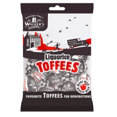 Walkers Liquorice Toffees 150g