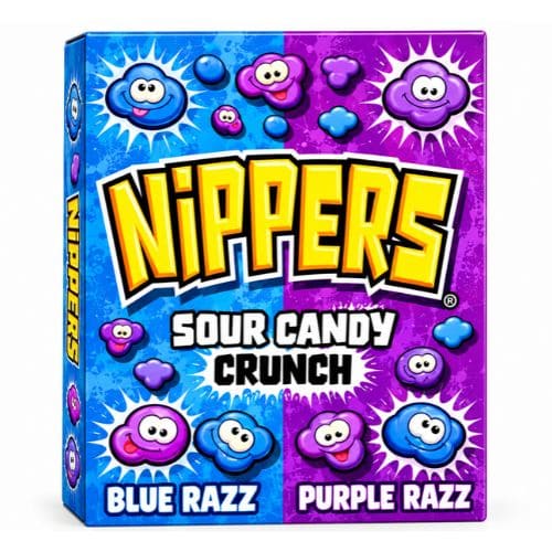 Nippers - Sour Candy Crunch - Blue & Purple Razz - 30g