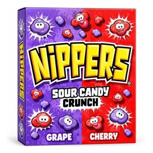 Nippers - Sour Candy Crunch - Grape & Cherry - 30g