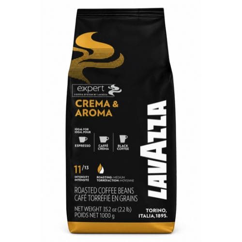 Lavazza Expert Crema & Aroma Whole Beans Coffee - 1 Kg
