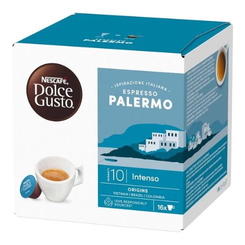 Nescafe Espresso Palermo Dolce Gusto Coffee Capsules - 16 Capsules
