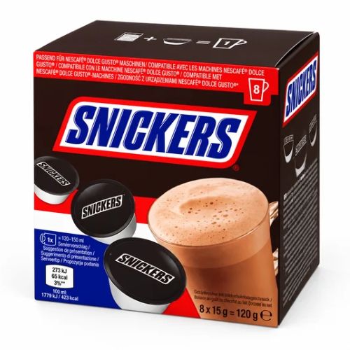 Snickers Dolce Gusto Coffee Capsules - 8 Drinks
