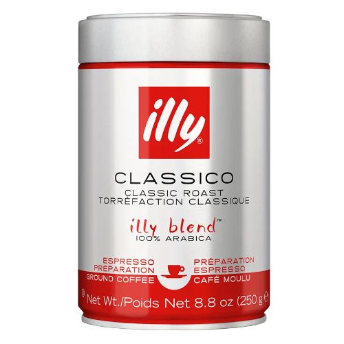 illy Classico Classic Roast Ground Espresso Coffee 250g