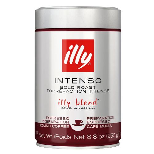 illy Intenso Bold Roast Ground Espresso Coffee 250g