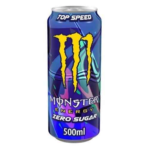 Monster Energy Top Speed Caffeinated Energy Drink - 500mL - Imported