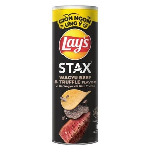 Lay's Stax Wagyu Beef & Truffle Flavour Potato Chips 100 gm