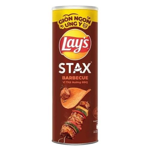 Lay's Stax BBQ Flavour Potato Chips 100 gm