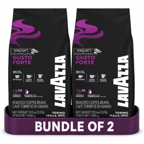 Lavazza  Whole Beans Expert Gusto Forte - 2Kg -Bundle of 2