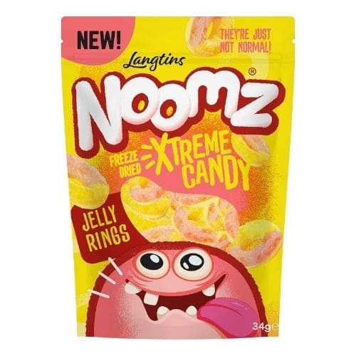 Noomz Xtreme Jelly Rings Candy 55g