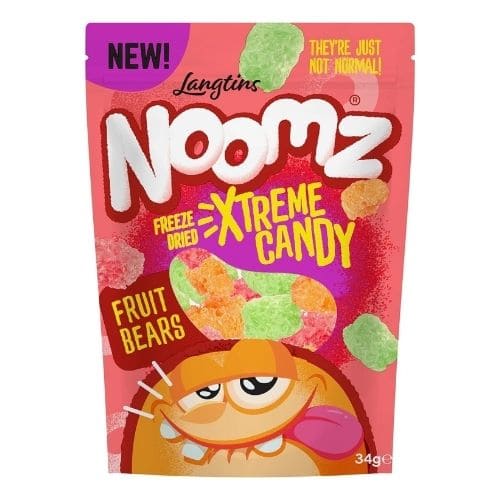 Noomz Xtreme Fruit Bears Candy 75g